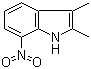 2,3-二甲基-7-硝基吲哚分子结构 (CAS 41018-86-4)