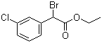 Ethyl 2-bromo-2-(3-chlorophenyl)acetate molecular structure (CAS 41024-33-3)