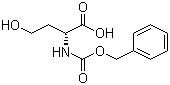 结构式 CAS# 41088-85-1, N-苄氧羰基-D-高丝氨酸; N-[(苯基甲氧基)羰基]-D-高丝氨酸