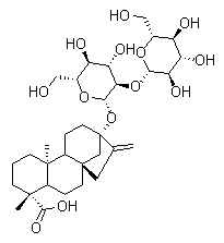Steviobioside molecular structure (CAS 41093-60-1)