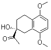 1-[(2R)-1,2,3,4-四氢-2-羟基-5,8-二甲氧基-2-萘基]-乙酮分子结构 (CAS 41098-96-8)