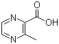 3-Methylpyrazine-2-carboxylic acid molecular structure (CAS 41110-28-5)