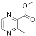 3-Methylpyrazine-2-carboxylic acid methyl ester molecular structure (CAS 41110-29-6)