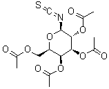 beta-D-Galactopyranosyl isothiocyanate 2,3,4,6-tetraacetate molecular structure (CAS 41135-18-6)
