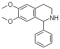 1,2,3,4-Tetrahydro-6,7-dimethoxy-1-phenylisoquinoline molecular structure (CAS 4118-36-9)
