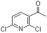 3-乙酰基-2,6-二氯吡啶分子结构 (CAS 412018-50-9)