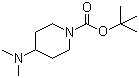 N-Boc-4-Dimethylaminopiperidine molecular structure (CAS 412293-88-0)