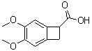 结构式 CAS# 41234-23-5, 4,5-二甲氧基苯并环丁烯-1-羧酸