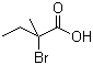 2-Bromo-2-methylbutyric acid molecular structure (CAS 41242-50-6)