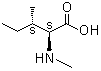 结构式 CAS# 4125-98-8, N-甲基-L-异亮氨酸