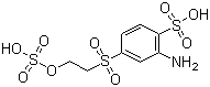 Aniline-3-beta-ethyl sulfonyl sulfate-6-sulfonic acid molecular structure (CAS 41261-80-7)