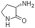 (3S)-3-Amino-2-pyrrolidinone molecular structure (CAS 4128-00-1)