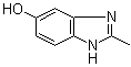 结构式 CAS# 41292-66-4, 5-羟基-2-甲基苯并咪唑