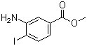 Methyl 3-amino-4-iodobenzoate molecular structure (CAS 412947-54-7)