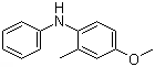 structure of CAS# 41317-15-1, Methoxymethyldiphenylamine;4-Methoxy-2-methyldiphenylamine