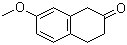 7-甲氧基-2-萘满酮分子结构 (CAS 4133-34-0)