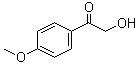 2-羟基-4'-甲氧基苯乙酮分子结构 (CAS 4136-21-4)