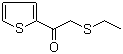 2-(乙硫基)-1-(2-噻吩基)-乙酮分子结构 (CAS 41444-32-0)