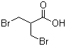 structure of CAS# 41459-42-1, 3-Bromo-2-(bromomethyl)propionic acid;Bis(bromomethyl)acetic acid