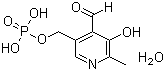 Pyridoxal-5-phosphate monohydrate molecular structure (CAS 41468-25-1)