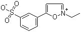 2-乙基-5-苯基异恶唑-3'-磺酸盐分子结构 (CAS 4156-16-5)