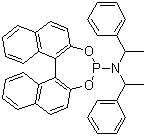 (R)-2,2-Binaphthoyl-(S,S)-di(1-phenylethyl)aminoylphosphine molecular structure (CAS 415918-91-1)