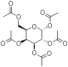 structure of CAS# 4163-59-1, alpha-D-Galactopyranose 1,2,3,4,6-pentaacetate;alpha-D-Galactopyranose pentaacetate; 1,2,3,4,6-Penta-O-acetyl-alpha-D-galactopyranose; 1,2,3,4,6-Penta-O-acetyl-alpha-D-galactose; 2,3,4,6-Tetra-O-acetyl-alpha-D-galactopyranosyl acetate; Penta-O-acetyl-alpha-D-galactopyranose
