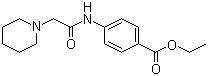 哌啶基乙酰胺苯甲酸乙酯分子结构 (CAS 41653-21-8)