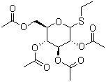 Ethyl 2,3,4,6-tetra-O-acetyl-alpha-D-thioglucopyranoside molecular structure (CAS 41670-79-5)