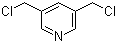 3,5-Bis(chloromethyl)pyridine molecular structure (CAS 41711-38-0)