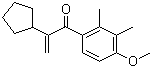 2-Cyclopentyl-1-(4-methoxy-2,3-dimethylphenyl)prop-2-en-1-one molecular structure (CAS 41715-82-6)