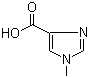 structure of CAS# 41716-18-1, 1-Methyl-1H-imidazole-4-carboxylic acid