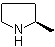 结构式 CAS# 41720-98-3, (R)-2-甲基吡咯烷; (R)-(-)-2-甲基四氢吡咯