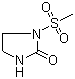 1-甲磺酰基-2-咪唑烷酮分子结构 (CAS 41730-79-4)