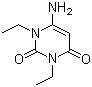 structure of CAS# 41740-15-2, 6-Amino-1,3-diethyl-2,4(1H,3H)-pyrimidinedione