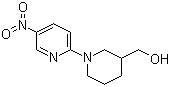 1-(5-Nitro-2-pyridinyl)piperidine-3-methanol molecular structure (CAS 419542-61-3)