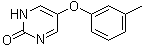 structure of CAS# 41964-07-2, Tolimidone;CP 26154; NSC 314335; 5-(3-Methylphenoxy)-2(1H)-pyrimidinone