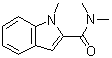 N,N,1-Trimethyl-1H-indole-2-carboxamide molecular structure (CAS 41979-55-9)