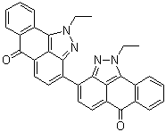 结构式 CAS# 4203-77-4, 还原红 13; 颜料红 195; 还原红 6B