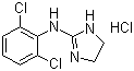 structure of CAS# 4205-91-8, Clonidine hydrochloride ;2-(2,6-Dichloroanilino)-2-imidazoline hydrochloride