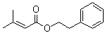 Phenylethyl senecioate molecular structure (CAS 42078-65-9)