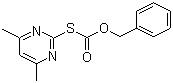 Benzyl-4,6-dimethyl-pyrimidine-2-thio formate molecular structure (CAS 42116-21-2)