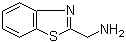 2-Benzothiazolemethanamine molecular structure (CAS 42182-65-0)