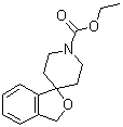 structure of CAS# 42191-83-3, Spiro[isobenzofuran-1(3H),4'-piperidine]-1'-carboxylic acid ethyl ester;1'-Carbethoxyspiro[isobenzofuran-1(3H),4'-piperidine]