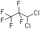 3,3-二氯-1,1,1,2,2-五氟丙烷分子结构 (CAS 422-56-0)