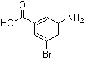 结构式 CAS# 42237-85-4, 3-氨基-5-溴苯甲酸