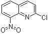 结构式 CAS# 4225-86-9, 2-氯-8-硝基喹啉
