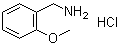 2-Methoxybenzenemethanamine hydrochloride molecular structure (CAS 42365-52-6)