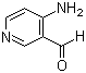 4-氨基-3-吡啶甲醛分子结构 (CAS 42373-30-8)