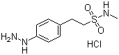 4-Hydrazino-N-methylbenzeneethanesulfonamide hydrochloride molecular structure (CAS 42381-27-1)